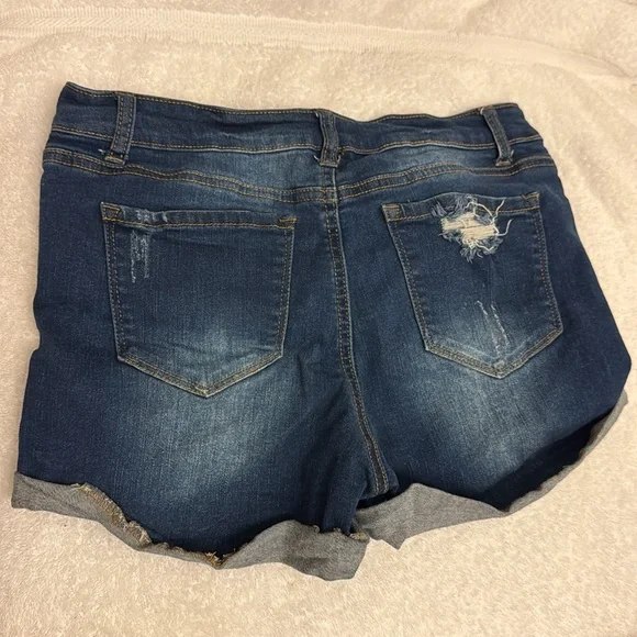 Wax Jean Short Shorts M - Picture 3 of 5